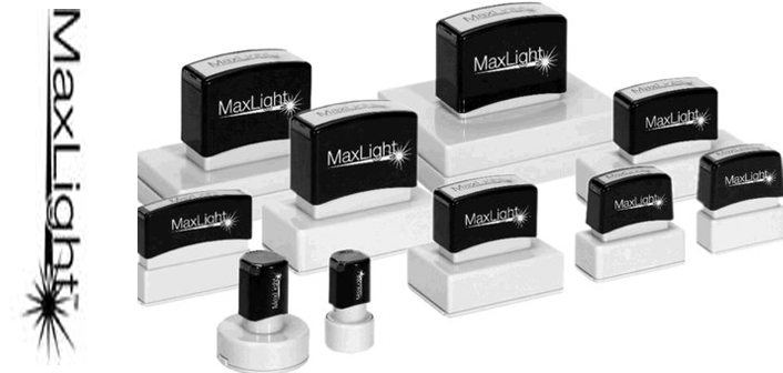 Looking for pre-inked stamps? Shop the Shiny MaxLight brand today for the best products for your office. Available at the EZ Custom Stamps store.